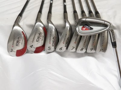 Used Adams Idea a2 OS Iron Set 3-PW,GW Adams True Temper Regular Flex Steel R - Image 1 of 4