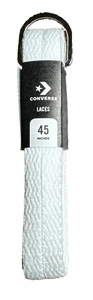 Converse 45" Blanco Cordones de Repuesto Oficial Cordones Parte Superior Baja Chuck Taylor NUEVO - Imagen 1 de 2