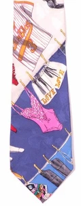NICOLE MILLER Tie Designer Cravat Men's Fashion Gift for Husband Man Boyfriend - Picture 1 of 2