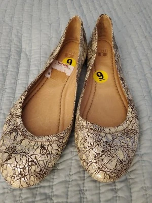 Zapatos planos Frye Carson Ballet para mujer talla 9 de cuero sin cordones punta redonda NUEVOS NUEVOS SIN CAJA Foto 1 de 4