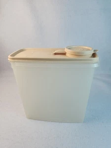 Vintage Tupperware Müslibehälter 13 Tassen Behälter #469 mit rosa Klappdeckel LESEN - Bild 1 von 4