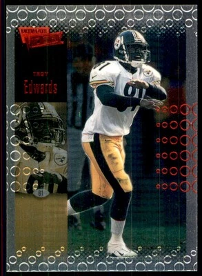 2000 Upper Deck Ultimate Victory Troy Edwards Pittsburgh Steelers #69 - Image 1 of 2