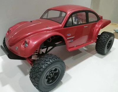 Traxxas Slash 2wd Proline Beetle 1/10 Short Course Truck Metal Red Castle Arrma  - Image 1 of 4