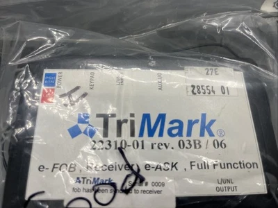 Tri Mark RV Keyless ENTRY  - Image 1 of 2