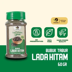 3x Pimienta Negra en Polvo 60g Hierbas Especias Extracto Natural Orgánico Puro Hierba - Imagen 1 de 8