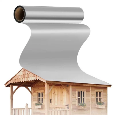 5m² Dachfolie Alubeschichtete Bitumendachbahn Selbstklebend Einfache Montage DIY - Bild 1 von 4