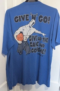 AND1 Trash Talk VINTAGE SHIRT USA 90s Gr. XXL "GIVE UP GAME & GO HOME" Blau Herren - Bild 1 von 13