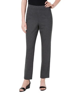 Karen Scott Women's Sport Pull-On Comfort Pants (Charcoal Heather, X-Large) - Picture 1 of 5