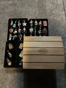Thomas Pacconi Museum Series Ornaments 30 pc Set w/Tree Topper and Wooden Box - Picture 1 of 14