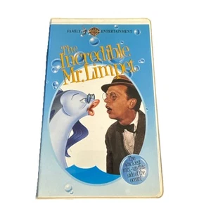 The Incredible Mr. Limpet VHS 1963, 1994 Clamshell Release - Picture 1 of 1