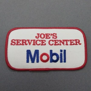 Joe's Service Center Mobil Gas & Oil 4.5"x2.5" Patch - Picture 1 of 2