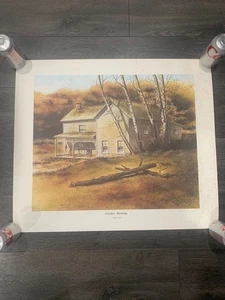 Walter Lane Signed Numbered Print October Morning Country Farmhouse 1153/1500 - Picture 1 of 6