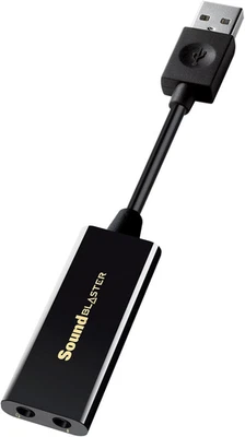 Labs Sound Blaster Play! 3 External USB Sound Adapter for Windows and Mac. Plug  - Immagine 1 di 4