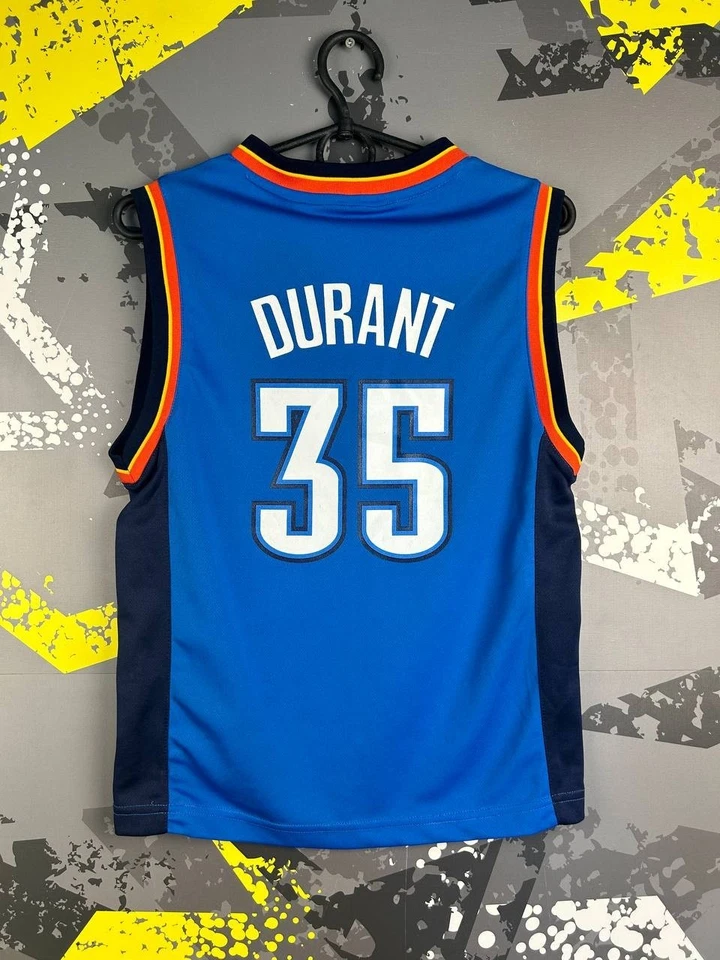 Camiseta de baloncesto Durant Oklahoma City NBA Adidas talla joven S ig93 Foto 1 de 4