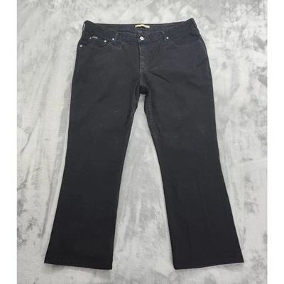 Pantalones de mezclilla elásticos vintage Riders para mujer 22W/30 negros tiro alto 157400L Foto 1 de 4