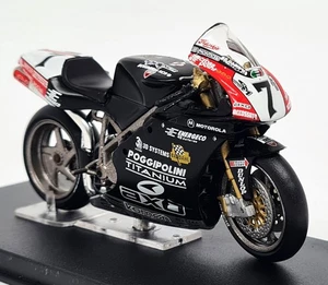 Deagostini 1/24 - Ducati 998R Pierfrancesco Chili 2002 Model Motorcycle - Picture 1 of 4