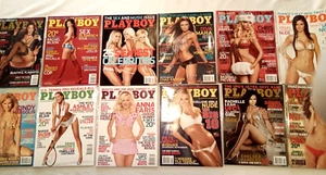 PLAYBOY MAGAZINE 2008 COMPLETE YEAR 12 ISSUES WITH CENTERFOLDS VG - Picture 1 of 1