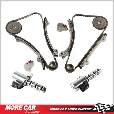 Kit de cadena de distribución solenoide para motor 02-10 Infiniti Q45 FX45 M45 4,5 L V8 VK45DE Foto 1 de 4