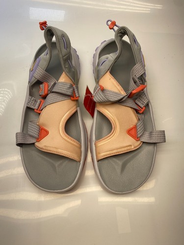 Nike Oneonta sandalo donna "Flat Sliver arancione artico" sandalo con cinturino taglia 12
