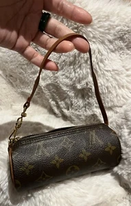 Authentic Louis Vuitton Monogram Mini Baby Papillon Handbag Brown - Vintage - Picture 1 of 10