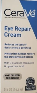 Crema reparadora de ojos CeraVe para ojeras e hinchazón - 0,5 oz - Imagen 1 de 4