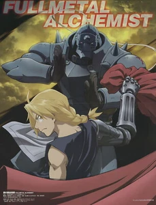 póster promo Fullmetal Alchemist anime Edward Elric Alphonse Elric - Imagen 1 de 2
