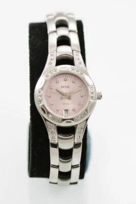 Relic Donna Orologio Acciaio Inox Argento Pietre 50m Batteria Data Rosa Quarzo - Immagine 1 di 3