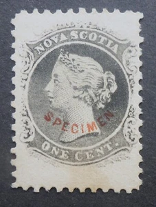 NOVA SCOTIA #8 SPECIMEN SPIRO WELL DONE HISTORIC FORGERY CAN.SHIP $1.99 COMB. - Picture 1 of 1