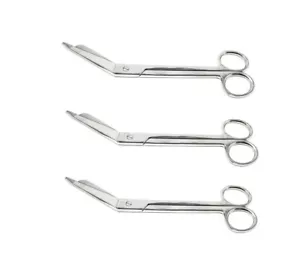 3 Forbici per Benda Lister 7,5" Strumenti Chirurgici Acciaio Inox - Foto 1 di 1