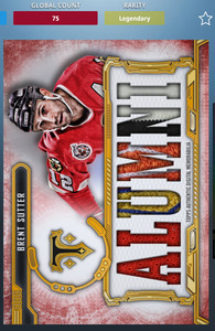 2022 TOPPS SKATE DIGITAL-BRENT SUTTER 75CC LEGENDARY TRIPLE THREADS BLACKHAWKS