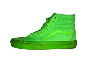 vans sk8 hi lime green