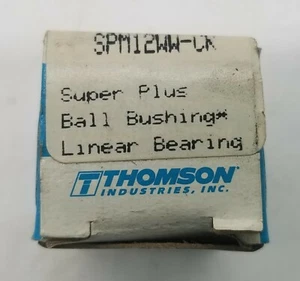 Thomson SPM12WW-CK Super Plus Ball Bearing Linear Bearing - Picture 1 of 4