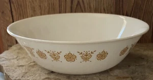 CORELLE BY CORNING BUTTERFLy GOLD 8 1/2” SERVING / VEGGIE BOWL - Picture 1 of 4