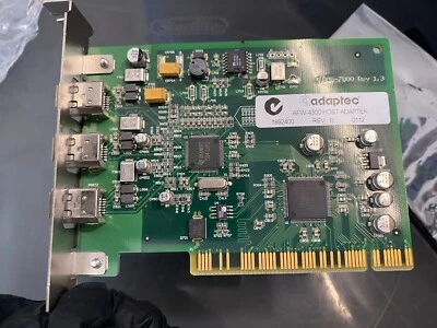Adaptec AFW-4300 Host Adapter 3-Port Firewire PCI Card - Image 1 of 3
