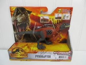 Jurassic World Dominion Daño Extremo Pyroraptor Dinosaurio Figura de Acción Juguete NUEVO - Imagen 1 de 9