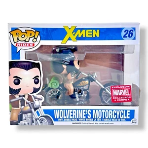 Funko Pop! Rides X-Men Wolverine's Motorcycle #26 SHELF WEAR Collector Exclusive - Picture 1 of 11