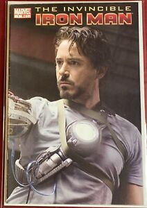 Invincible Iron Man #1 Newsstand Variant Robert Downey Jr Photo Cover