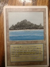 MTG Magic the Gathering Revised 3rd Edition Tropical Island HP HEAVY PLAY!!