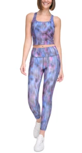 Calvin Klein Damen Bedruckte High Rise Leggings Blur Movement Lotus Größe L - Bild 1 von 2