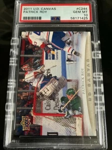 PATRICK ROY CANVAS SP PSA 10 GEM MINT COMBINED S&H - Picture 1 of 1