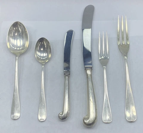 Queen Anne - Williamsburg By Stieff, Sterling 6-PC Place Setting Cover