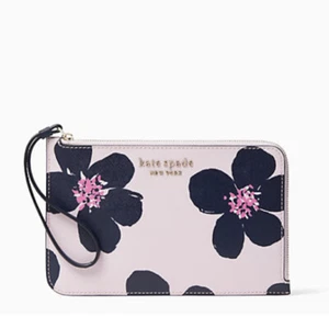NUOVO CON ETICHETTE KATE SPADE Cameron Grand Flora Medio Zip a L Tinie Serendipity - Foto 1 di 3