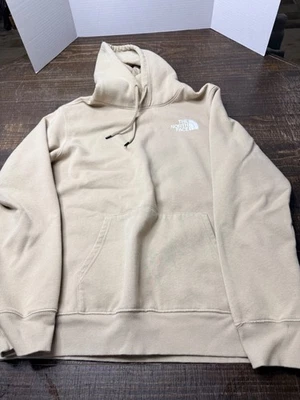 The North Face Men’s XL Tan Pullover Hoodie Logo Graphic Back Sweatshirt - Image 1 of 4