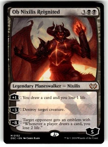 Ob Nixilis Reignited Commander: Duskmourn: House of Horror Regular MTG - Picture 1 of 2