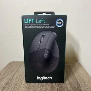 Logitech Lift Wireless Vertical Mouse - Graphite (Left-Handed) - Afbeelding 1 van 3