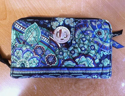 CARTERA VERA BRADLEY TURNLOCK EN AZUL RHAPSODY 10913-032 Foto 1 de 4