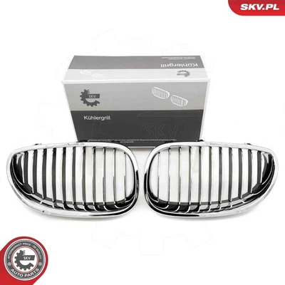 ESEN SKV 66SKV168 rejilla radiador parrilla delantera para BMW 5 berlina (E60) cromada - Imagen 1 de 4