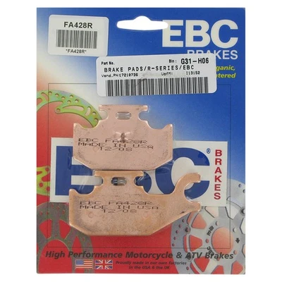 EBC Brakes 2006 Yamaha YFM700R Raptor FA428R CARBONO EBC BRK PAD Foto 1 de 2