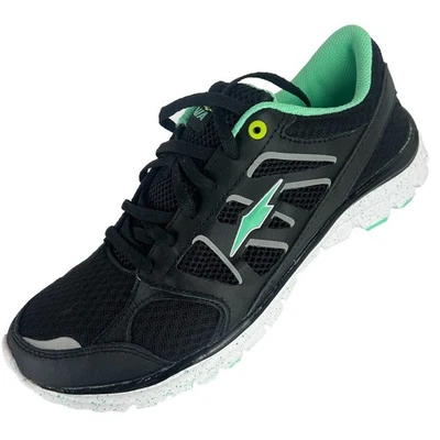 Zapatos para correr Avia para mujer 11 negros verde menta cuero malla comodidad caminar Foto 1 de 4