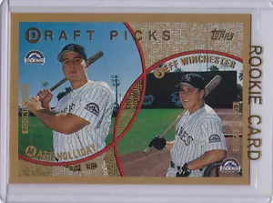 Matt Holliday 1999 Topps Draft Picks RC Holiday ROOKIE CARD Baseball Cardinals - Bild 1 von 2